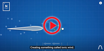 Ion thrust airplane